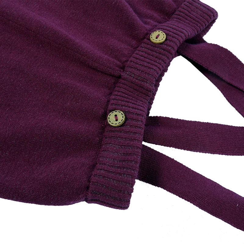 Винно-красные хлопковые штаны для маленьких мальчиков с подтяжками от производителя