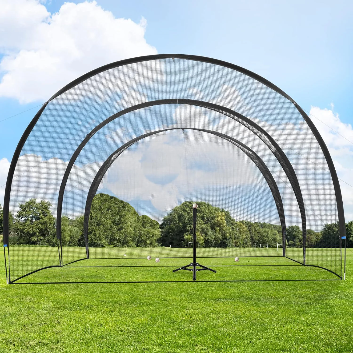 Baseball Cage Netting Batting Cages Portable Baseball And Softball