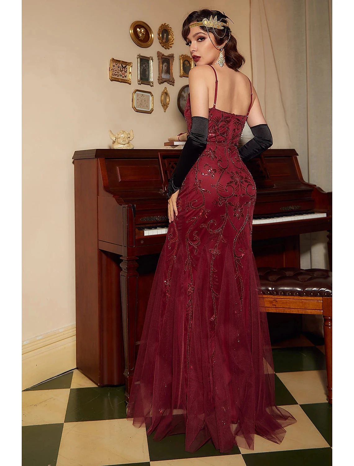 evening dress manufacturer In Stock Dress Manufacturer Evening Dresses Glitter Print V Neck Spaghetti  Strap Slip Sequin Luxury Dresses Women Elegant Party
