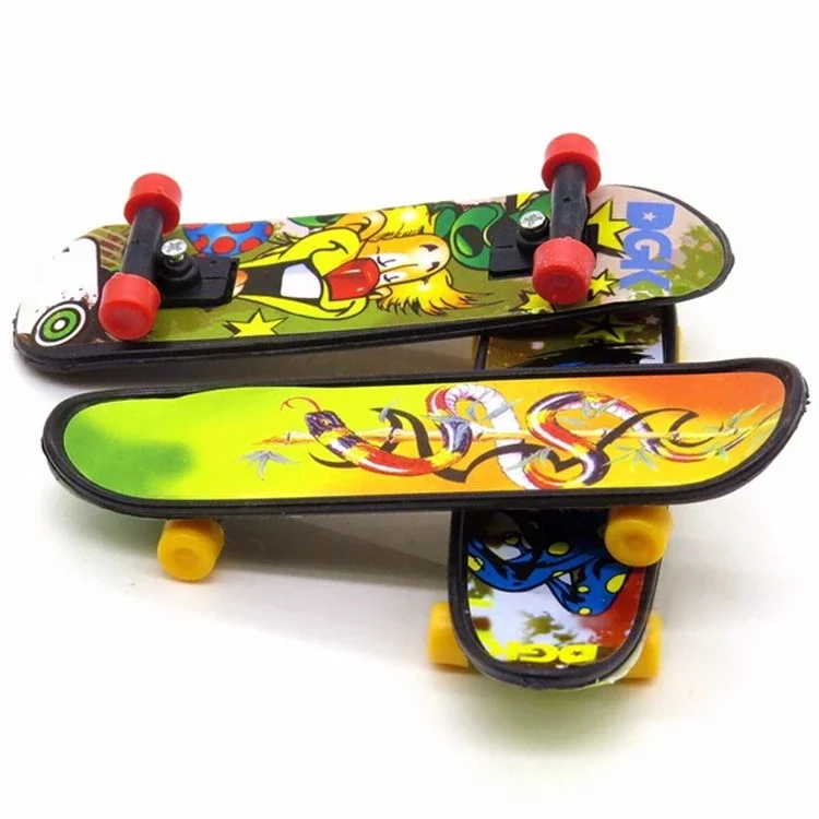 20 Peças Brinquedos De Skate Para Dedos Em Cores Aleatórias