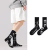 Zy-1034 calavera en blanco y negro