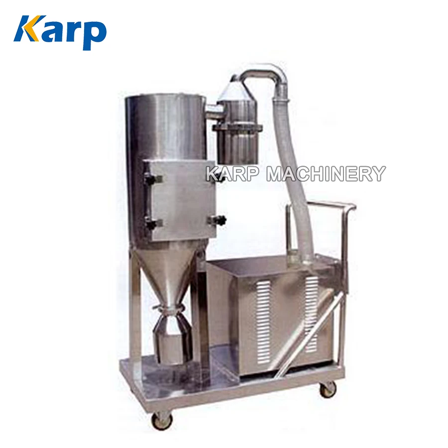 SS304 Mobile Convenience Dust-free Feeder Pharmaceutical Electric Vacuum Conveyor