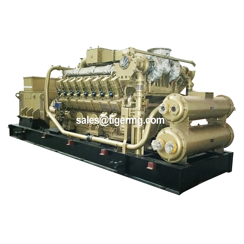 1mw Generator Biogas Electric Power Plant 1000kw 1250kva for Sale Powered by Weichai Yuchai