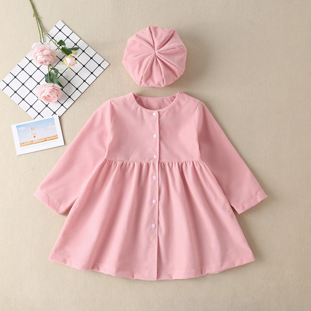 Chaqueta De Vestir Para Niñas,Vestido De Princesa De Manga Larga Para  Primavera Y Otoño,A La Moda,Incluye Sombrero - Buy Vestidos De Las Niñas De  La Ropa De Los Niños Otoño E Invierno