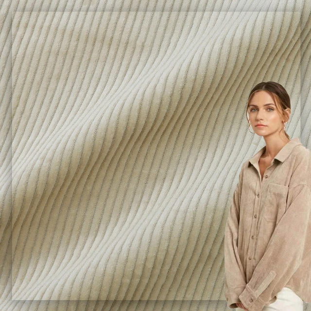 Фабричная оптовая продажа, осенне-зимняя куртка, ткань г/м2, хлопковая Вельветовая ткань для одежды