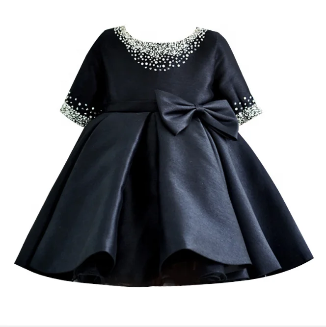 black long sleeve birthday dress