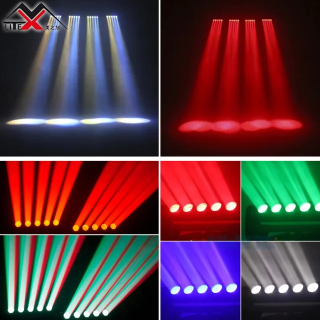 MZX 300W RGBW Moving Head Stage Light for Discoteca Lighting