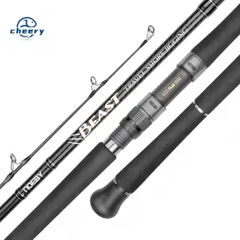 CHEERY Jigging Fishing Rod NOEBY Fuji Travel Shore Jigging Fishing Rod 8'10'' 2.70m 5 Piece Shore Rods Travel Fishing Pole – Metal Jig – view 2