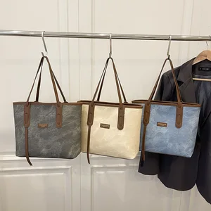 Retro Textured Shoulder Bag Large Capacity Tote Bag for Women 2026 New Korean Version Handbag