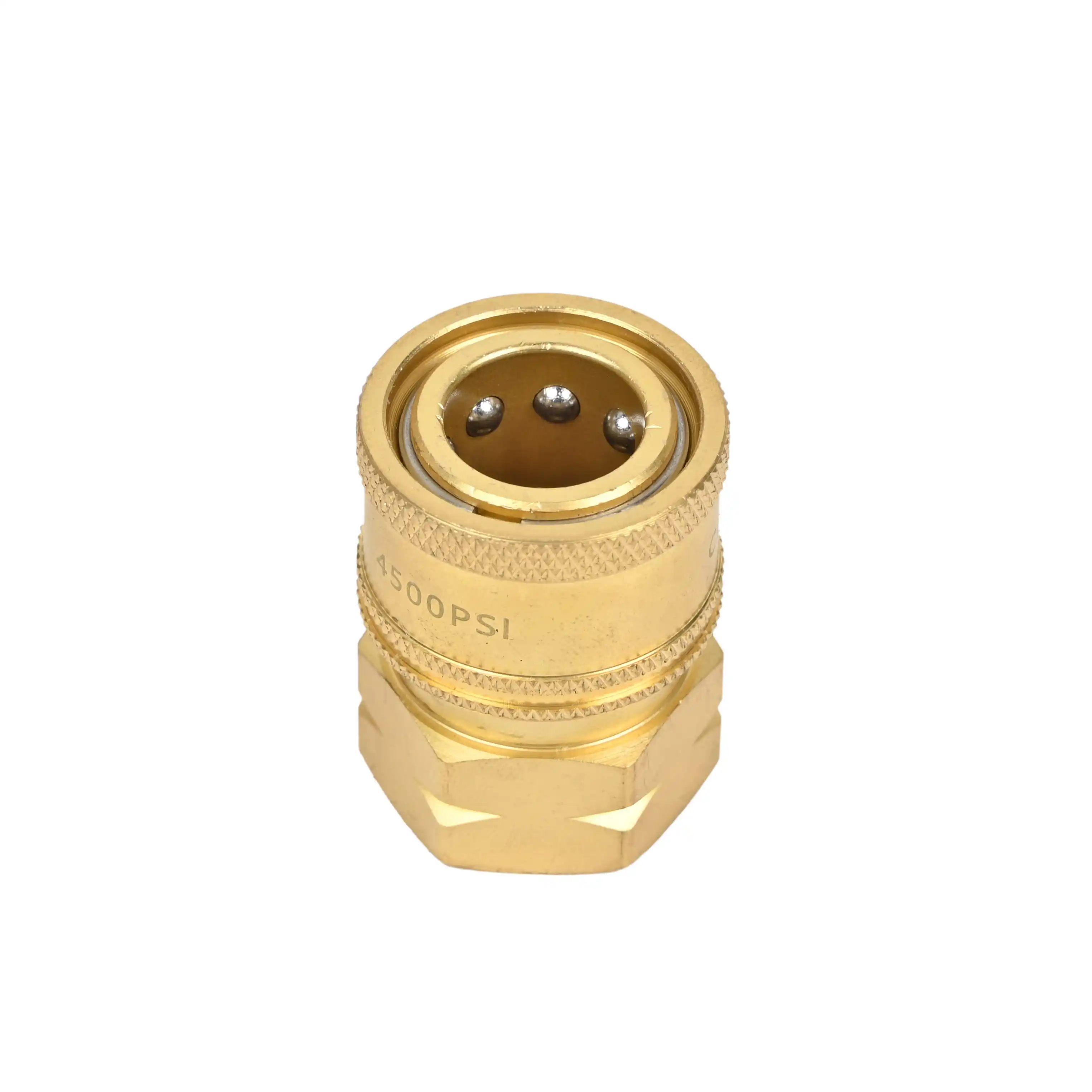 Ny högtrycks 1/4 QC X honbrass trädslangadapter metrisk för tvättarskruvadaptrar