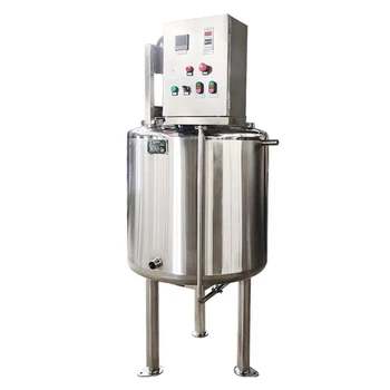 Stainless steel tank mixer industrial cream lotion moisturiser vacuum mixing tank