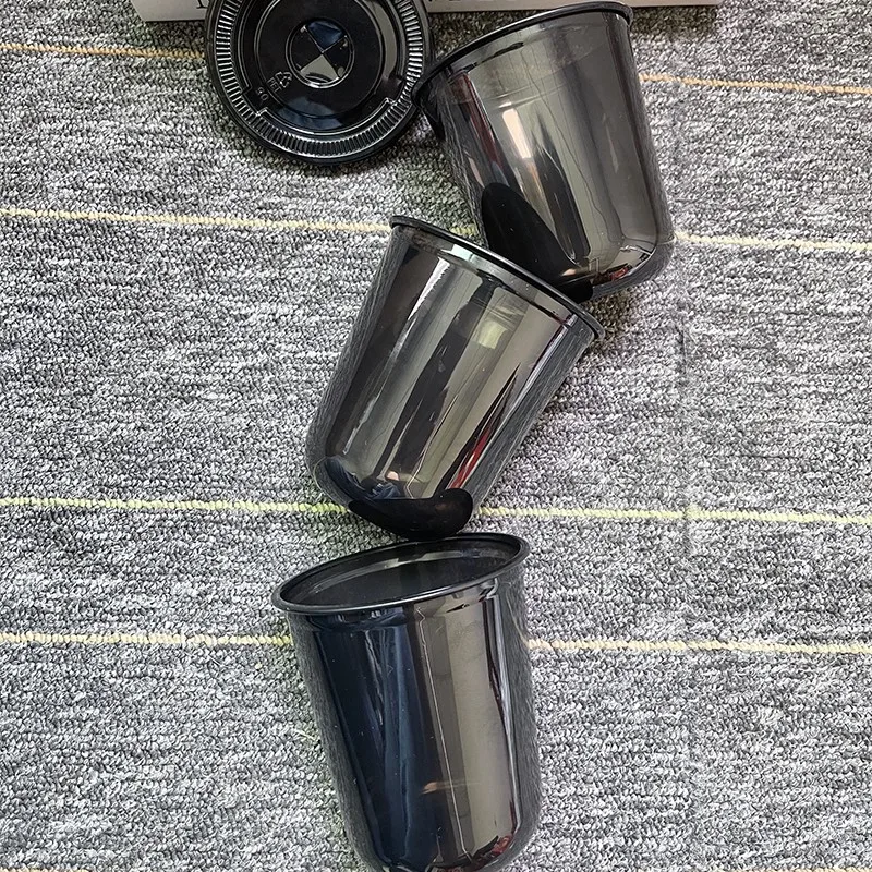 New Arrival Spot Single Layer Plastic Black Coffee Cold Drink Juice
