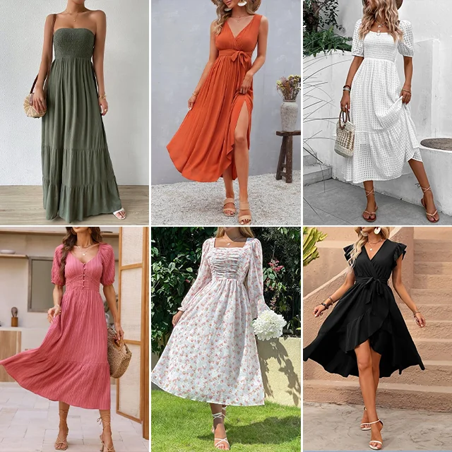 Spring Women Maxi Dresses Casual Full Sleeve Floral Printed O-neck Woman  Bohe Beach Party Long Dress Mujer Vestidos Dropshipping - Buy Stock  Clothing,Used Dress,Branded Clothes Product on 