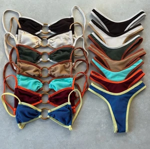 High Quality Custom Swimwear Custom Designer Lace up Swimsuit Luxury Bikini Eco Friendly High Quality Bikini