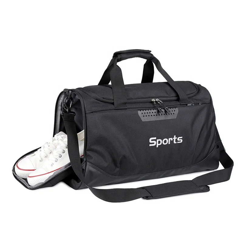 Custom Basketball Men Workout Duffle Bag Women Weekend Water Proof Athletic  Duffel Travel Sports Gym Bag With Shoe Compartment