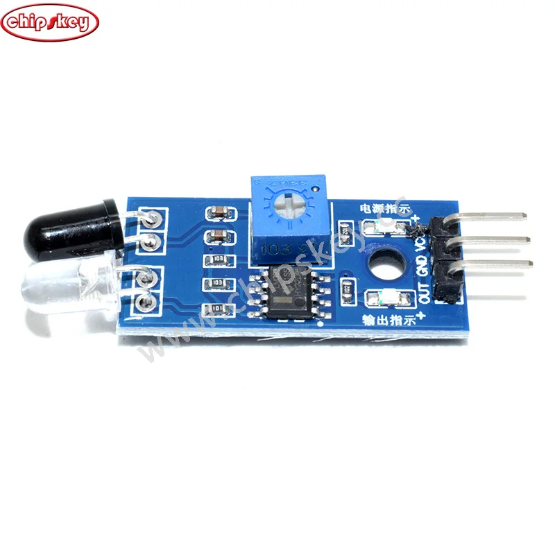 5 Modules Capteur IR évitement Obstacles - Réglable 2-60cm - 3.3-5V - Pour Robots Arduino