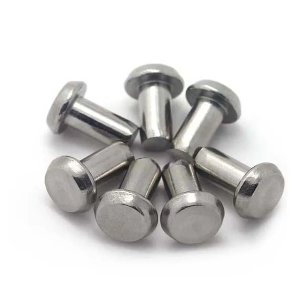 Factory Custom Aluminum Domed Head Solid Rivets Stainless Steel Steel Brass Solid Rivets
