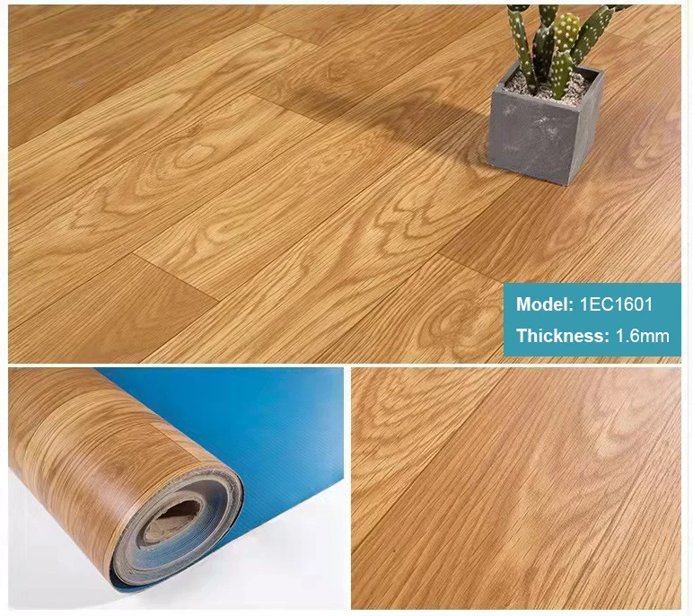 Plastic Flooring Vinyl Pvc Linoleum Roll Floor Covering Carpet Sheet