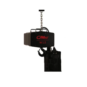 ISO9001 Russia remote control 1000kg Stage light duty 1 ton hoist with hook For Construction