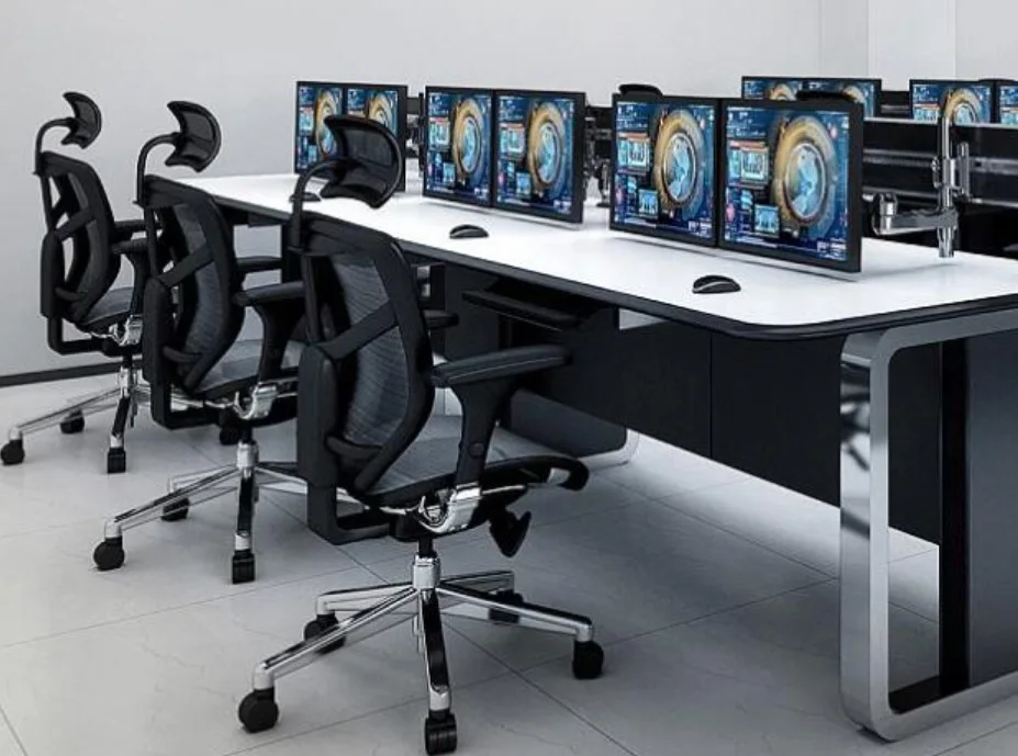 Direct Selling Operator Table Call Command Center Control CCTV Room Control Console Desk Security Console Furniture