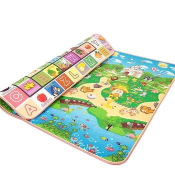 Foldable Roll up Play Mat PE Camping Portable Crawling Folding Play Mat