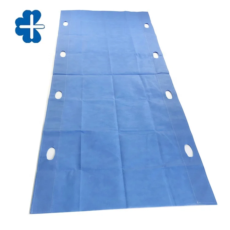 Surgical Products Disposable Waterproof Transfer Sheet with Handle Without Fluff And SAP Factory In China