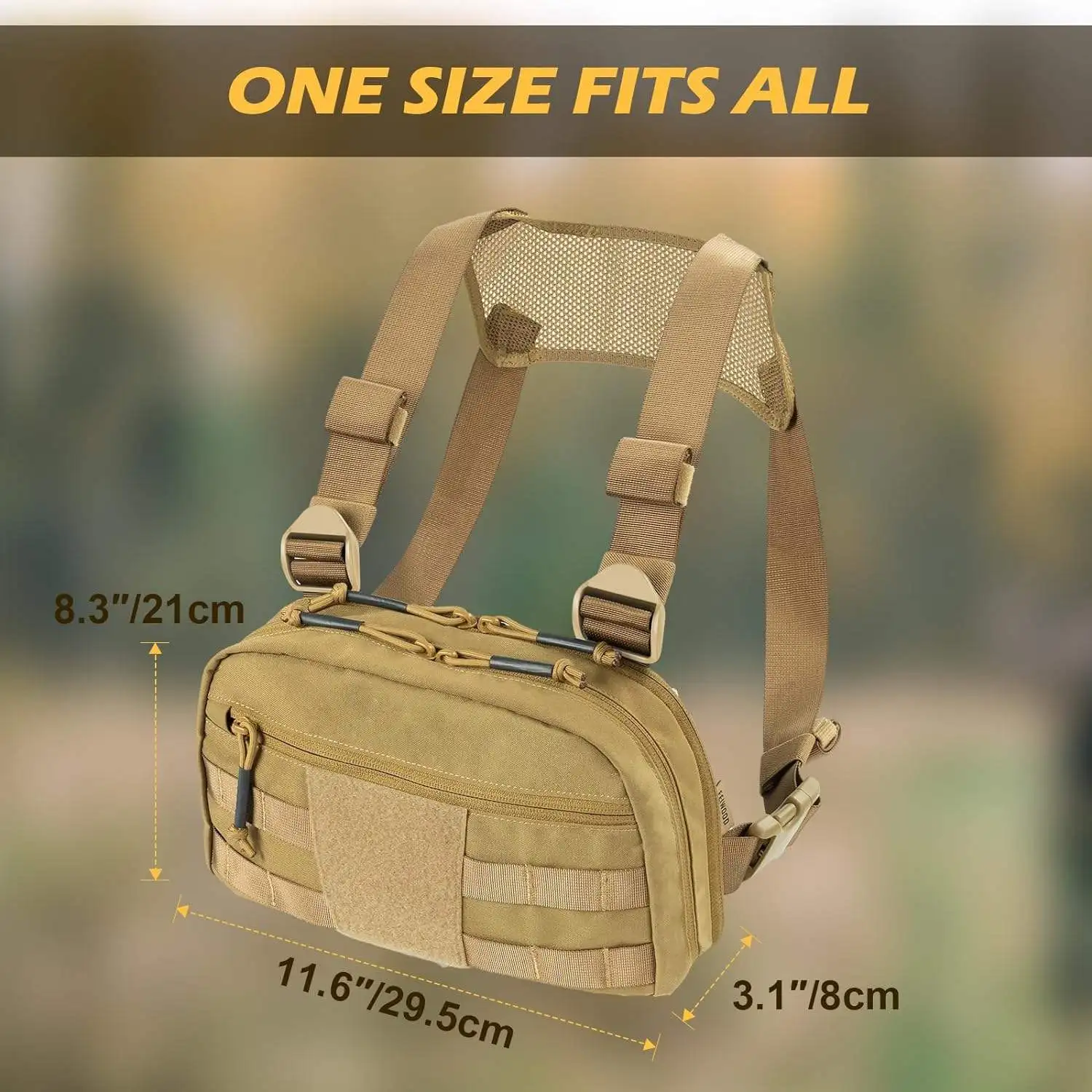 Hunting Quick Release Chest Rig Elite Outdoor Training Gear Harness ...