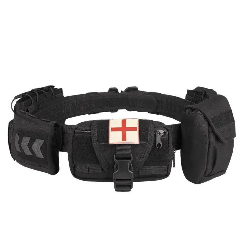 Outdoor Wear-resistant Nylon Detachable Adjustable Multi-Function Set Nylon Waist Seal for Men and Women Tactical Belt
