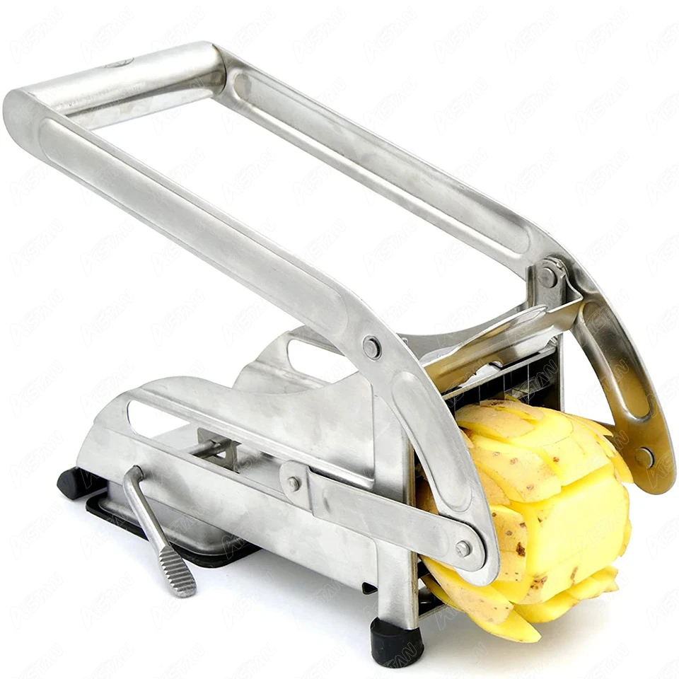 DNkitch French Fry Cutter for Veg and Fruits, Professional Chipper Potato  Onions More Vegetable & Fruit Grater & Slicer - Price History