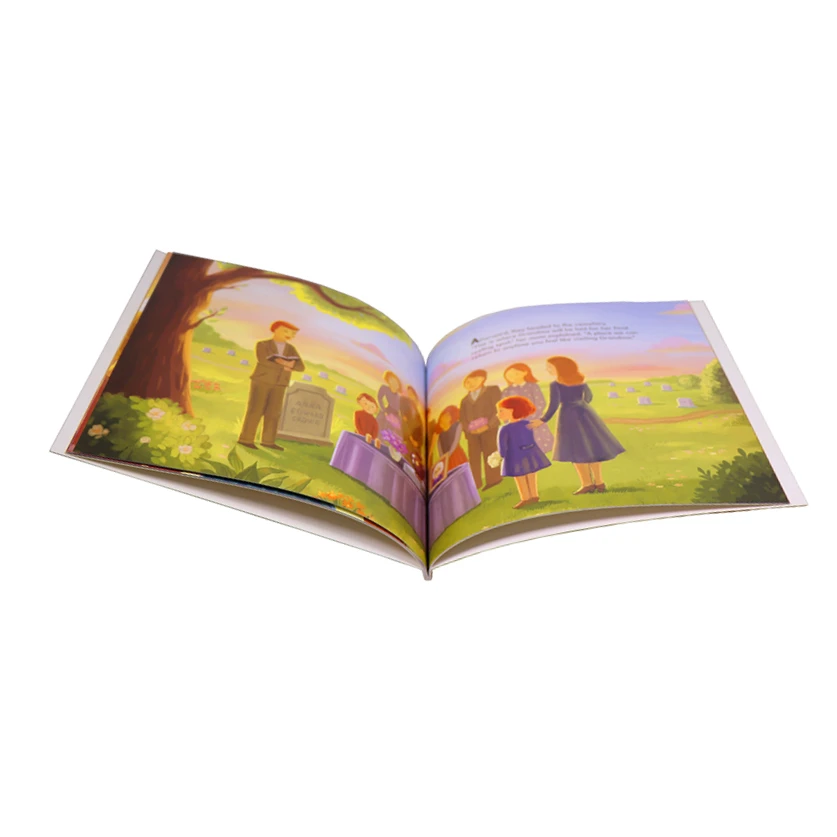 China Factory Price Custom and Print Soft Cover Paperback Children Picture Story Laminated Book Printing