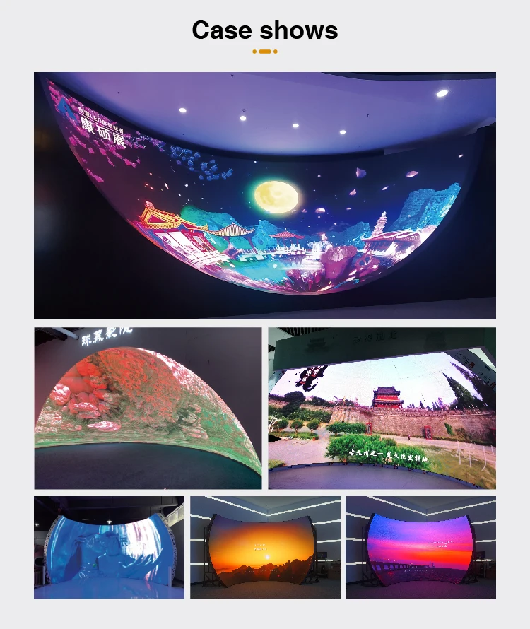 4d Experience Dome Led Screen P2 Dome Led Display Creative Screen