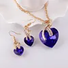 Blue - Gold Heart