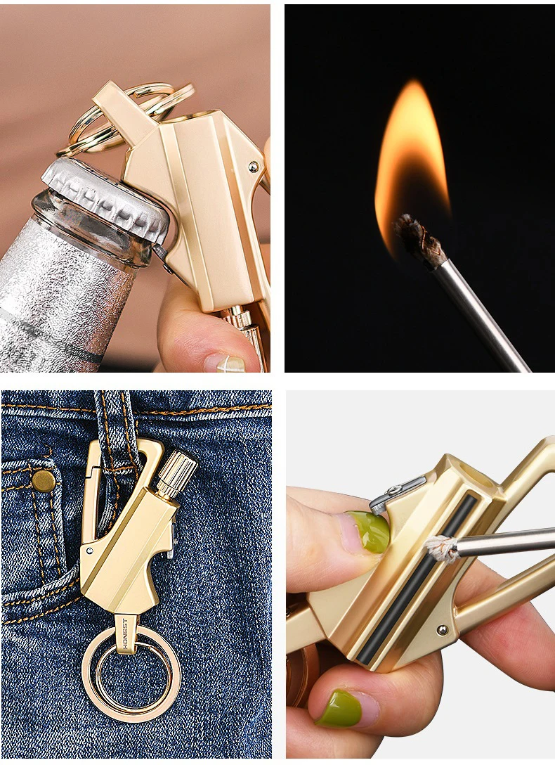 Loox lighter with keychain