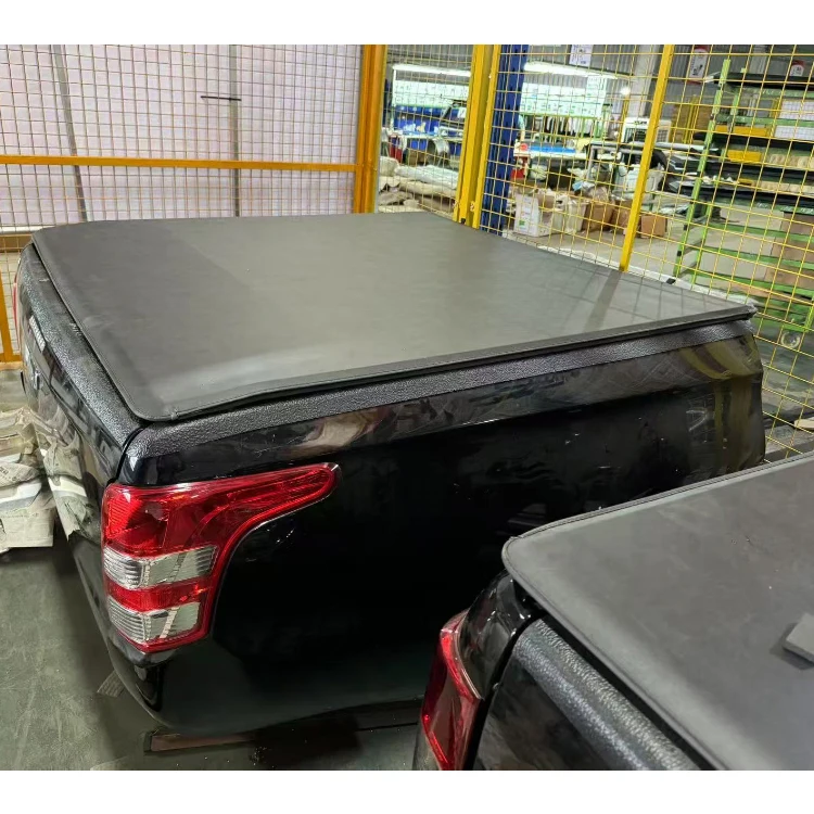 Car Soft Roll-Up Tonneau Cover for BYD Shark 6 Accessory Leather Shark Rear Cargo Box Soft Cover Exterior Accessories