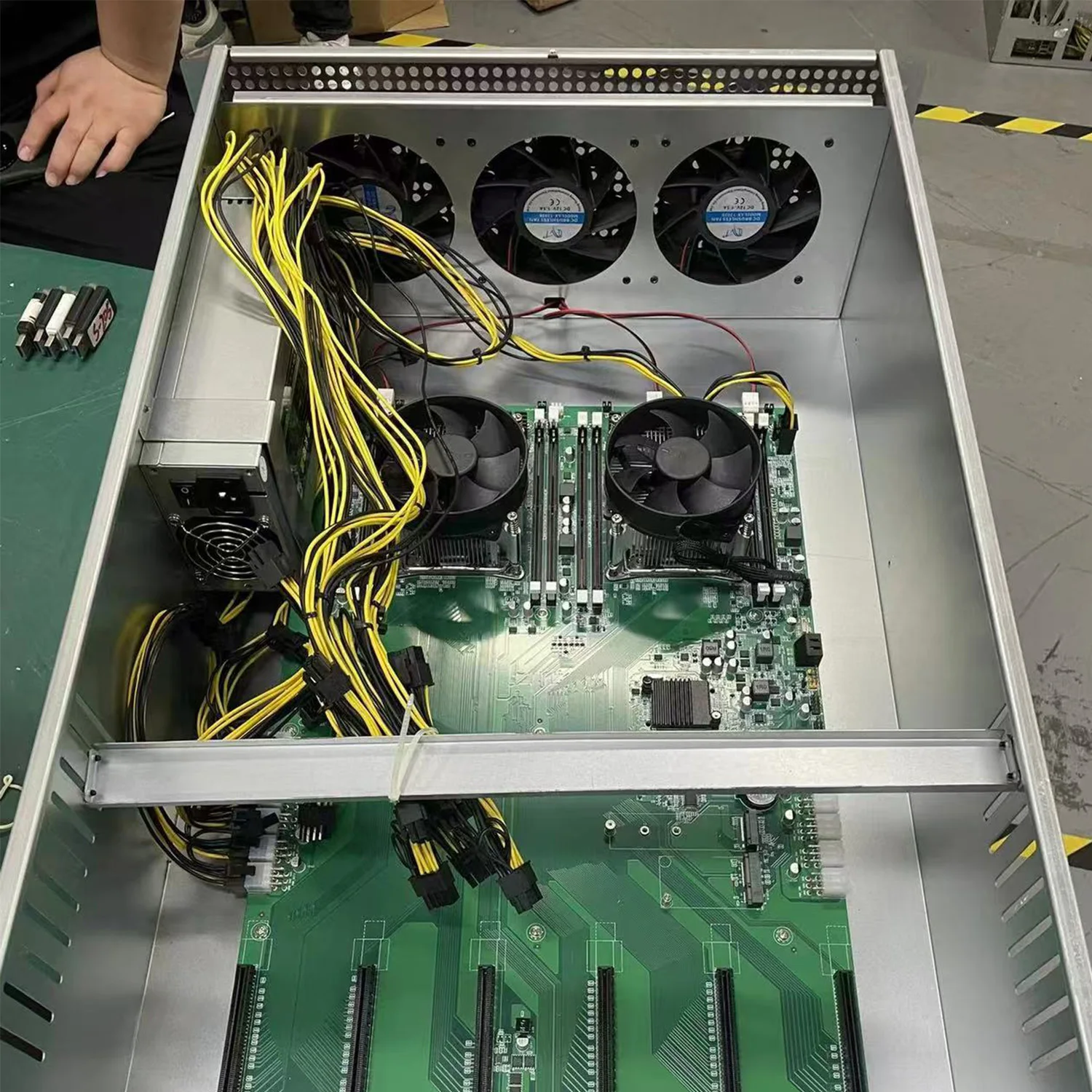 Cpu Dual Gpu Power Supply Aleo GPU Rack Server Chassis Power