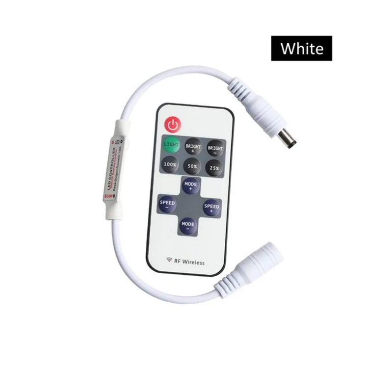 11 Keys RF Wireless Single Color Led Strip Dimmer Remote Controller for SMD 5050 2835 3014 5630 LED Strip Light