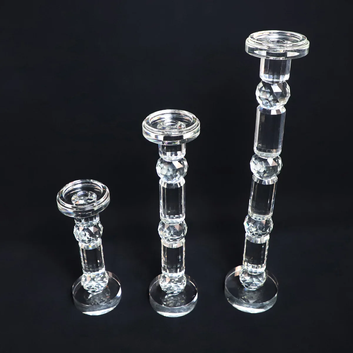 Battery operated handmade decorative crystal candles luxury other candle holders lanterns and candle jars manufacture