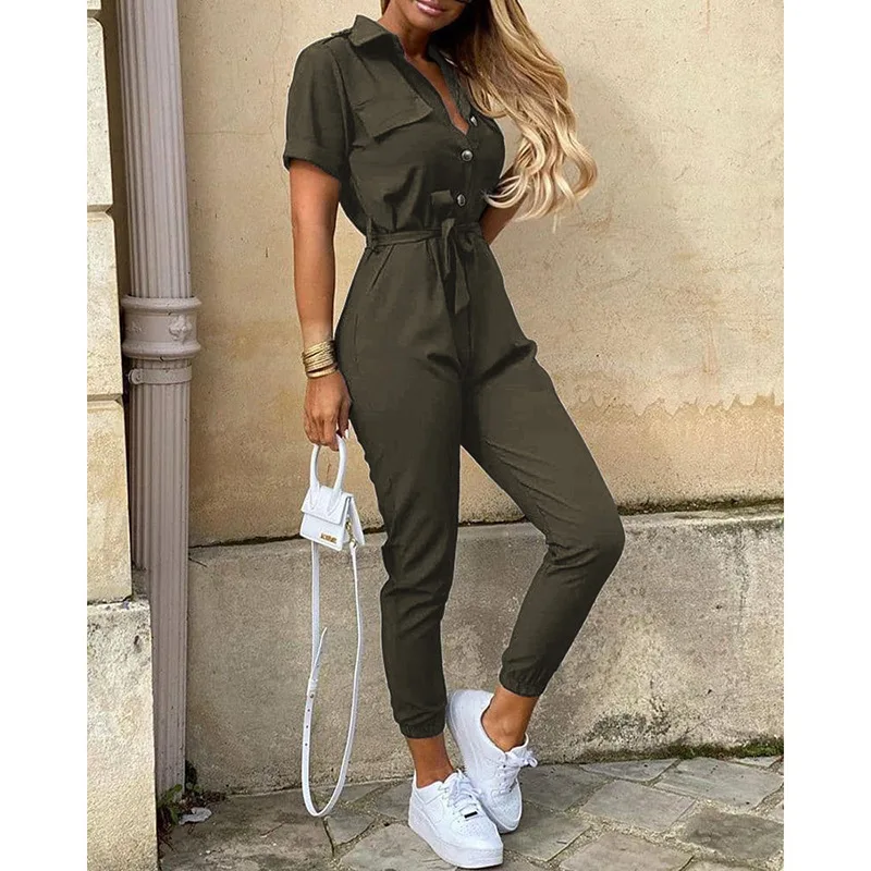 Rompers Womens Jumpsuit Plus Size Overalls For Women Summer Clothing Ladies  Jumpsuit Long Pants Elegant Bodycon One Piece Outfit - Buy African Women