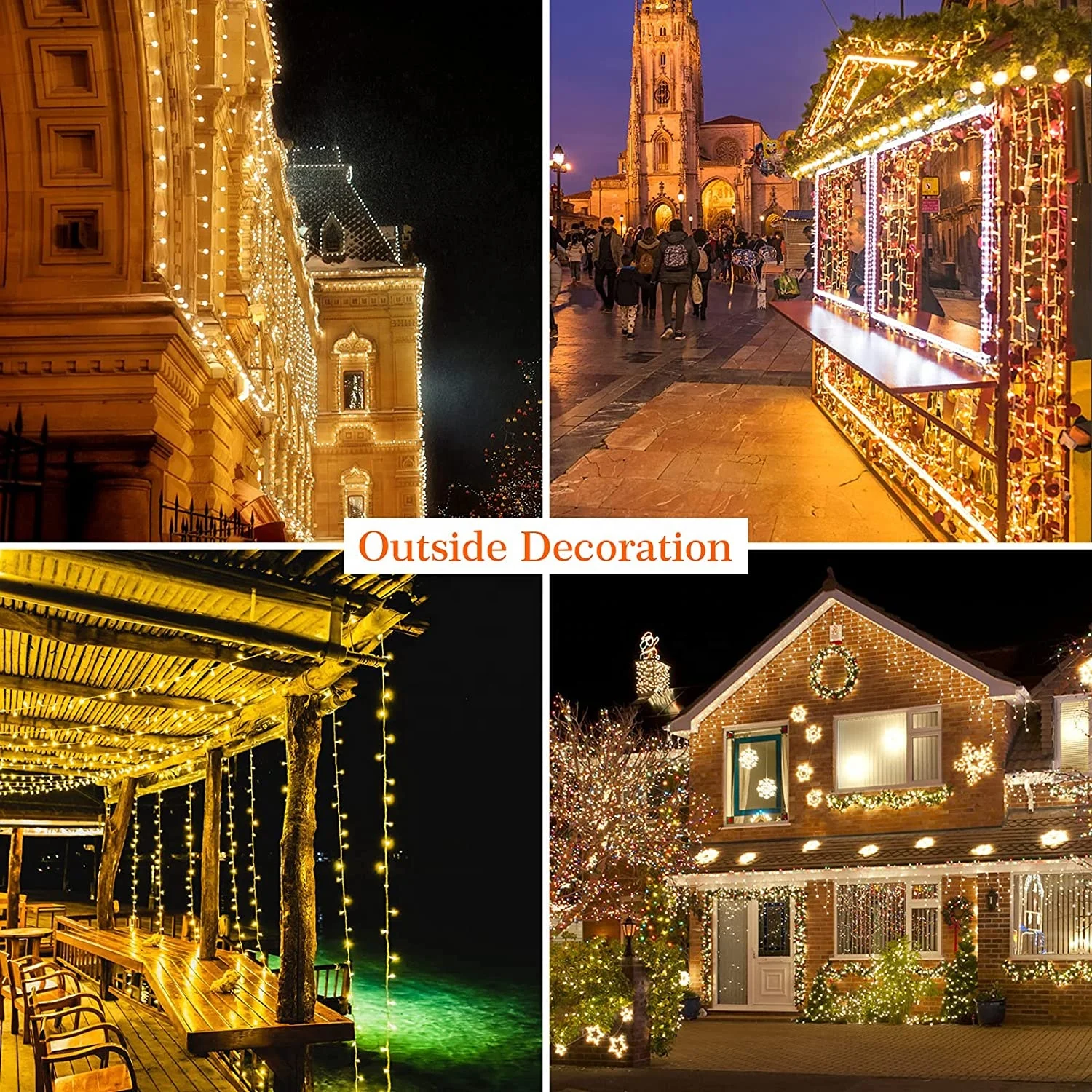 Northland 100m1000 LED impermeável ao ar livre Decoração luces de - Main Image