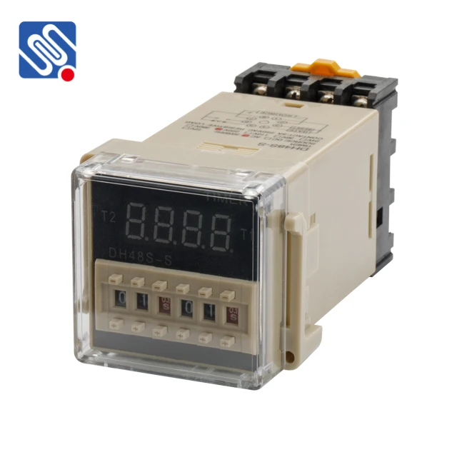Meishuo DH48S-S AC 12v 24v 110v 5A Electricity Digital Cyclic Timer Delay Relays with Reset and Pause Function