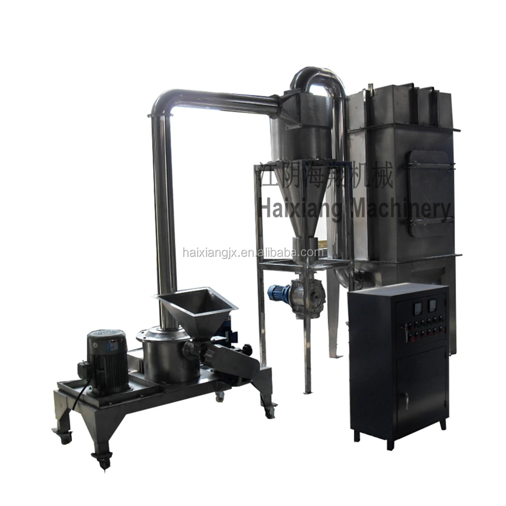WFJ Series No Screen 100um air Classifier Mill for ultra Mushroom Powder Grinder Pulverizer