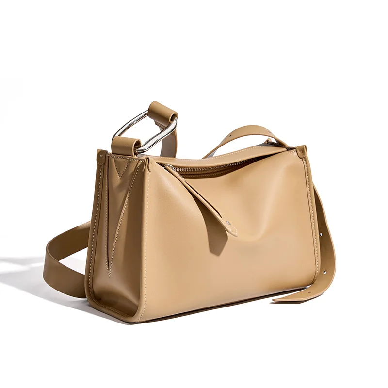 Factory Supply High Quality Leather Crossbody Hand Bag Handbags Custom Leather Cowhide Bag for Women’s Shoulder Bags