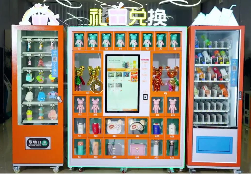Automatic Locker Vending Machine Coin Credit Card Token Payment System Gift Exchange Cabinet for Shopping Mall factory
