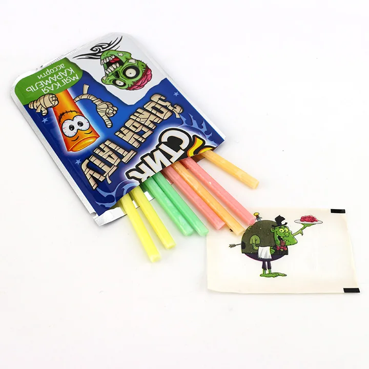 straw candy sticker