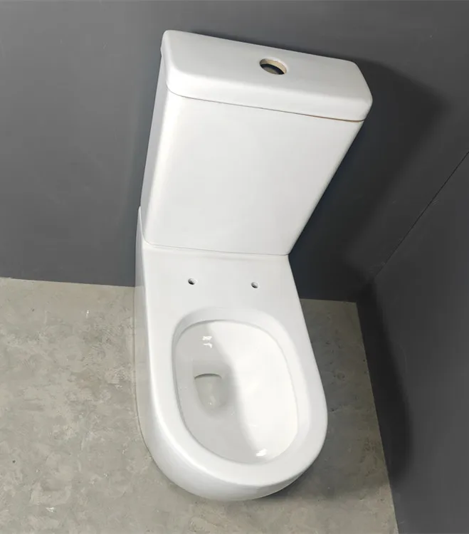 Bathroom Siphonic Flush S Trap Toilet Sanitary Ware Ceramic Dual Flush Toilet Set Two Piece Toilet