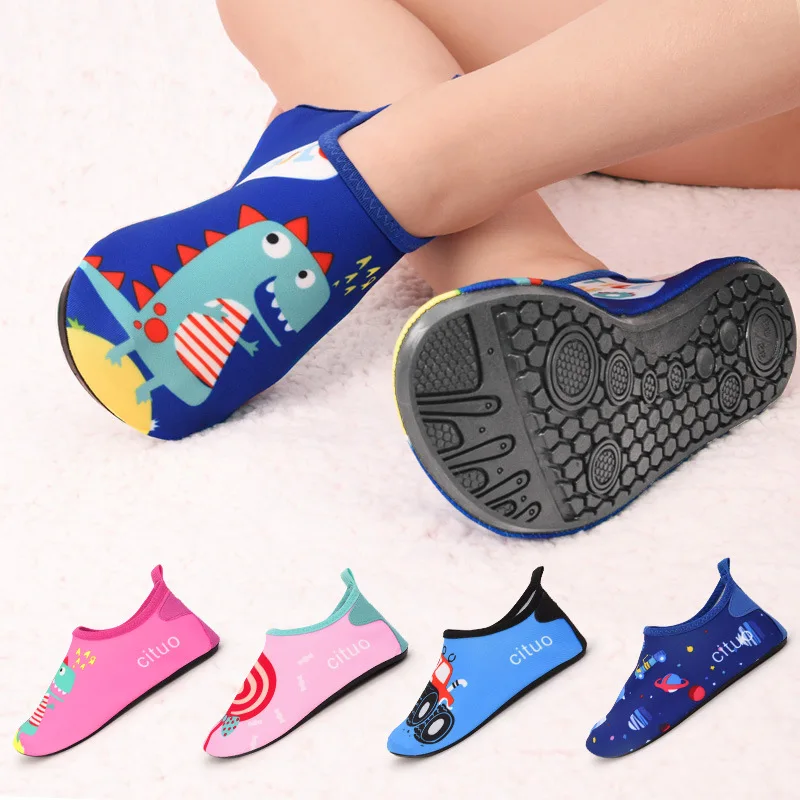 JOYIN Toddler Kids Swim Water Shoes Kids Water Shoes Quick Dry Swim Shoes Non-Slip Aqua Socks for Boys Girls Toddler