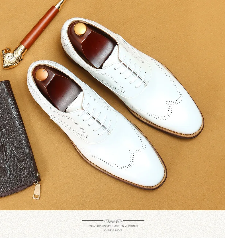 S0049x White-skinned Man Business Formal Dermis Shoes