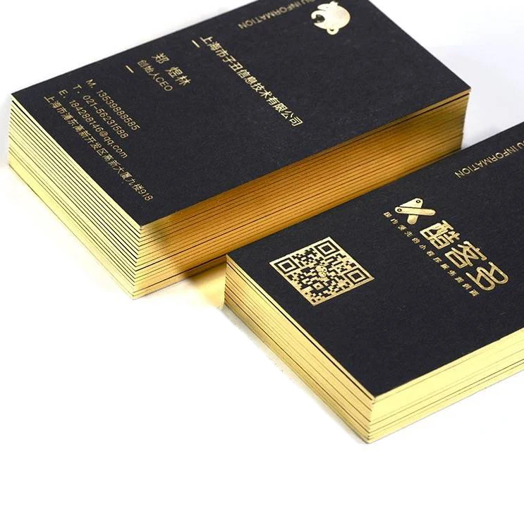 Personalized Name Cards Printing with Your Design Painted Edge Business Card Printing