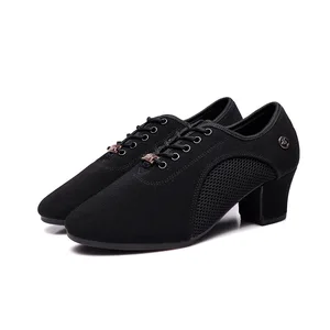 Women's Oxford Modern Dance Shoes  Rubber Soles Square Callroom Training Dancing Shoes