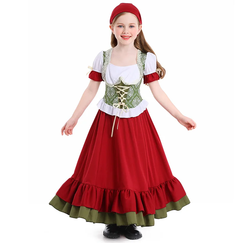 green emerald velvet dress Bavaria Trachten Dirndl Dresses Women Traditional German Oktoberfest Costumes Women - Authentic Dirndl - Oktoberfest Outfits Women
